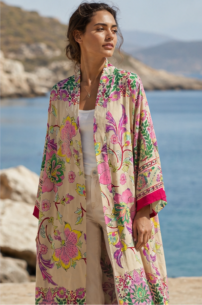 Elara Uzun Kimono - Görsel 3