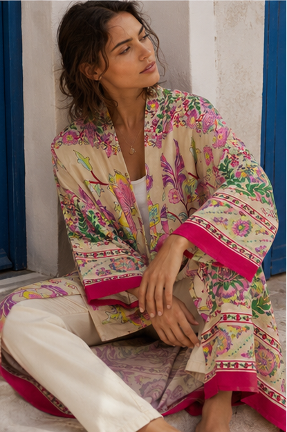 Elara Uzun Kimono - Görsel 4