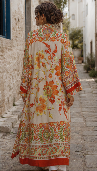Aurelia Uzun Kimono - Görsel 5